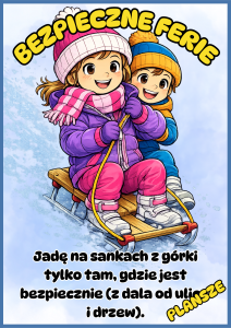 Bezpieczne Ferie - Plansze Kolorowe 