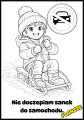 Bezpieczne Ferie - Plansze Biało - Czarne 