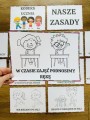  Kodeks Ucznia/ Nasze Zasady  ( wersja czarno-biała ) - Ilustracje z Opisami 