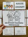  Kodeks Ucznia/ Nasze Zasady  ( wersja czarno-biała ) - Ilustracje z Opisami 