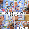Znajdź Bałwanka na Planszy XXL - Zima  