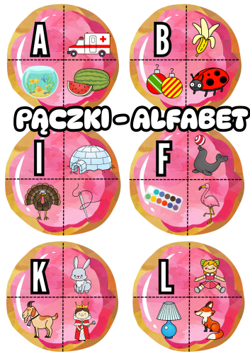 Pączki - Alfabet - Tłusty Czwartek 