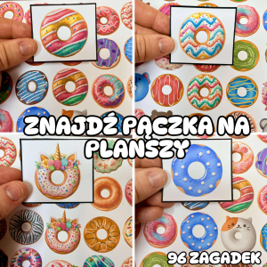 Znajdź Pączka Na Planszy - Tłusty Czwartek 