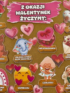 Z okazji Walentynek Życzymy - Dekoracje - Walentynki 