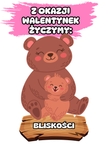 Z okazji Walentynek Życzymy - Dekoracje - Walentynki    