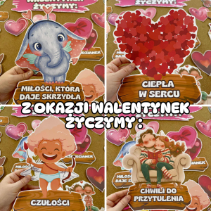 Z okazji Walentynek Życzymy - Dekoracje - Walentynki     