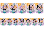  Dzień Kosmosu - Napis /  Girlanda ( wzór 1) 