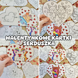 Walentynkowe Serduszka / Kartki - Walentynki  