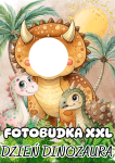 Fotobudka XXL ( wzór 1 )  - Dzień Dinozaura 
