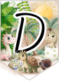 Dzień Dinozaura- Napis / Girlanda ( wzór 2 )