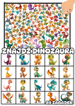 Znajdź Dinozaura Na Planszy XXL  - Dzień Dinozaura