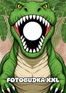 Fotobudka XXL ( wzór 4 ) - Dzień Dinozaura