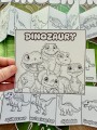 Dinozaury - Książeczka Składana - Dzień Dinozaura