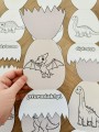 Jaja Otwierane - Praca Plastyczna - Dzień Dinozaura 