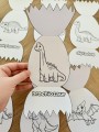 Jaja Otwierane - Praca Plastyczna - Dzień Dinozaura  