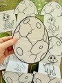 Jaja Dinozaura Rozkładane - Praca Plastyczna - Dzień Dinozaura 