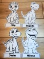 Dzień Dinozaura - Dinozaury z możliwością edycji imienia 