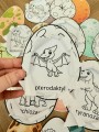 Jaja Dinozaura ( wersja czarno - biała ) - Dzień Dinozaura    