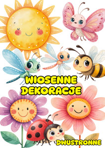 Wiosenne Dekoracje Dwustronne - (wersja 3 ) - Wiosna 