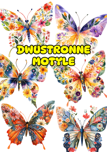 Motyle Dwustronne ( wersja 2 )- Wiosenne Dekoracje - Wiosna 