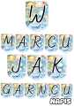 W Marcu Jak W Garncu - Napis / Girlanda  