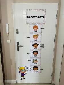 Emocjometr- zaznacz swoje emocje wersja z ilustracjami dzieci
