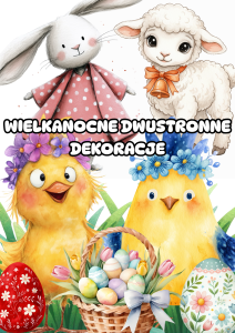 Wielkanocne Dekoracje Dwustronne ( wersja 2 ) - Wielkanoc 