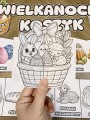 Wielkanocny Koszyk - Książeczka Składana / Wklejka  - Wielkanoc  
