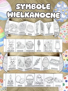 Wielkanocne Symbole - Wklejka / Książeczka - Wielkanoc 