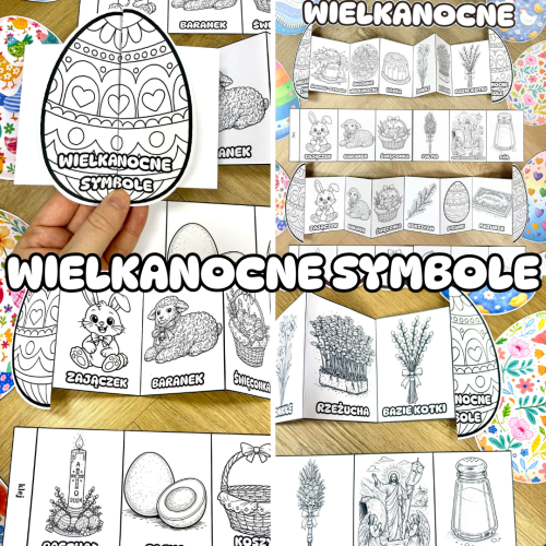 Wielkanocne Symbole - Wklejka / Książeczka - Wielkanoc  
