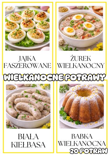 Wielkanocne Potrawy - Plansze Z Ilustracjami - Wielkanoc