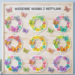 Wiosna- Wianki Wiosenne - Prace Plastyczne   