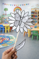  Kwiaty z Motylkami 3D - Praca Plastyczna - Dzień Autyzmu