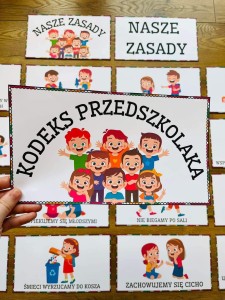 Kodeks Przedszkolaka/ Nasze Zasady- Ilustracje Z Opisami ( wzór 3)