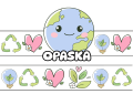 Opaska Kolorowa  (wzór 1)  - Dzień Ziemi   