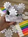 Koszyk z Kwiatkami - Dzień Mamy i Taty/ Dzień Rodziny 