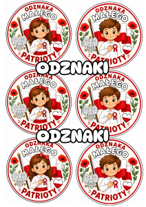 Odznaki Małego Patrioty - - Dzień Niepodległości / Święto Konstytucji 3 Maja / Polska 