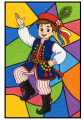 Witraże / Prace Plastyczne - Dzień Niepodległości / Święto Konstytucji 3 Maja / Polska 