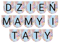 Napis / Girlanda - Dzień Mamy i Taty 