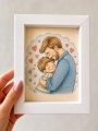 Ramki z Ilustracjami - Dzień Mamy i Taty/ Dzień Rodziny