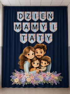Dekoracje + Napis ( wzór 3) - Dzień Mamy i Taty 