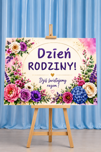 Tablica Powitalna ( wzór 5 )- Dzień Rodziny
