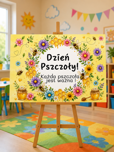 Tablica/ Plakat XXL - Dzień Pszczoły