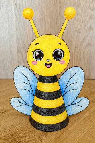 Pszczółka 3D- Praca Plastyczna - Dzień Pszczoły