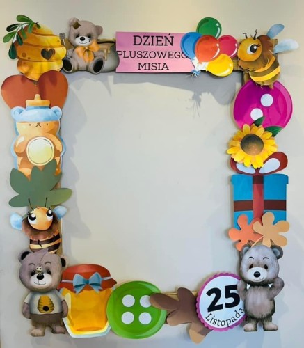 Dzień Pluszowego Misia- Fotobudka/ Ramka- wersja 2