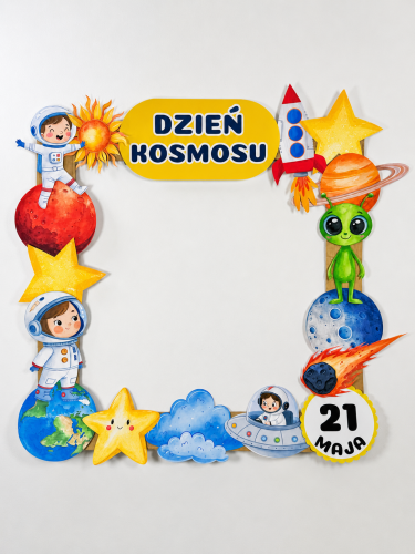 Fotobudka / Ramka do zdjęć - Dzień Kosmosu