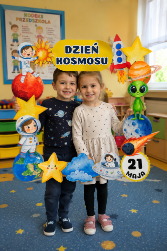 Fotobudka / Ramka do zdjęć - Dzień Kosmosu 