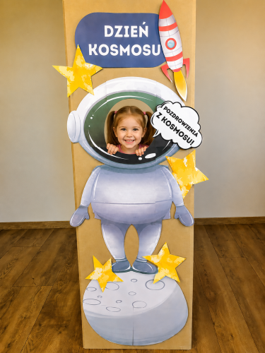 Fotobudka XXL ( wzór 4) - Astronauta - Dzień Kosmosu / Kosmos 