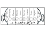 Składana Rakieta Z Planetami - Wklejka / Książeczka Składana - Kosmos / Dzień Kosmosu
