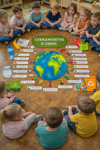 Ciekawostki o Ziemi - Gazetka / Tabliczki -  Dzień Kosmosu / Kosmos